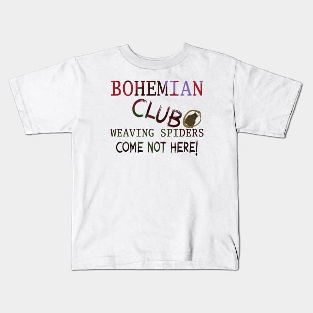 SECRET SOCIETY (BOHEMIAN CLUB) Kids T-Shirt by Vauz-Shop